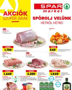 Spar Market akciós újság, érvényes csütörtöktől 12.19.