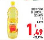 OLIO Dl SEMI Ol GIRASOLE 1 litro