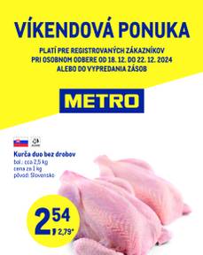 Metro - Víkendová ponuka