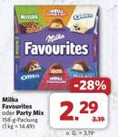 Milka Favourites oder Party Mix