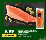 Łosoś atlantycki filet ze skórą XXL, 100 g