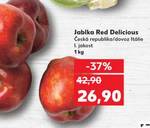 Jablka Red Delicious cena za 1 kg