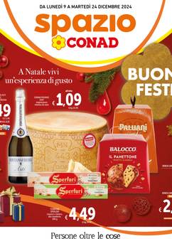 Volantini Spazio Conad da lunedì 09/12