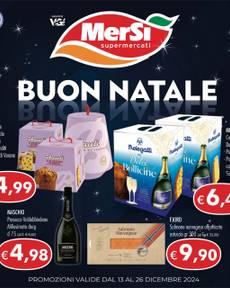 Volantini MerSi supermercati da venerdì 13/12