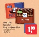 Ritter Sport Schokolade, 100 g