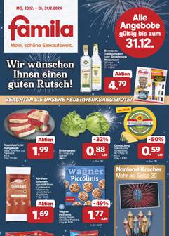 Famila Nordwest-Prospekt von Montag 23.12.