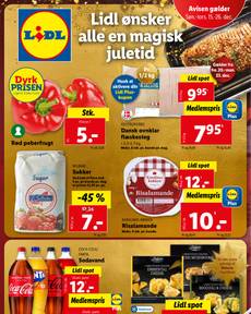 Lidl folder fra søndag 15.12.