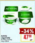 Activia Jogurt bílý 4 x 120 g