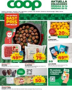 Coop-reklamblad från måndag 16/12