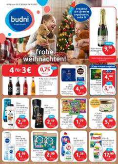 BUDNI-Prospekt von Montag 23.12.