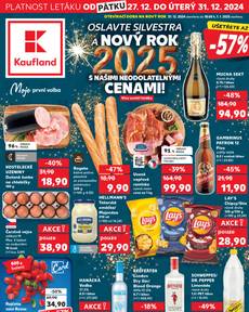 Kaufland leták od pátku 27.12.