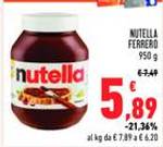 NUTELLA FERRERO 950 g