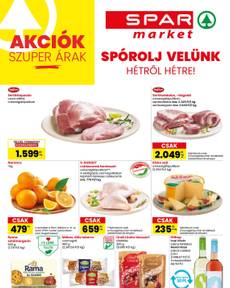 Spar Market akciós újság, érvényes csütörtöktől 12.12.