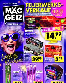 Mac Geiz-Prospekt von Montag 23.12.