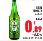 Birra Heineken 650 ml