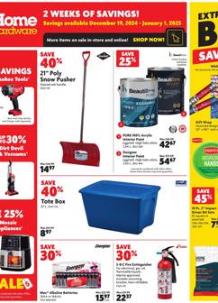 Home Hardware flyer from Thursday 12-19