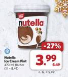 Nutella Ice Cream Pint