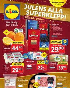 Lidl-reklamblad från måndag 16/12