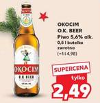 Piwo OKOCIM O.K. BEER 5,6%, 0,5 l