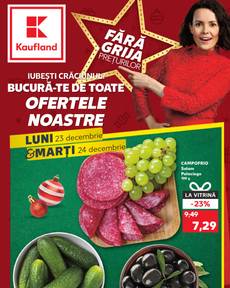 catalog Kaufland de la luni 23.12.