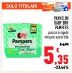 PANNOLINI BABY-DRY PAMPERS