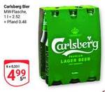 Carlsberg Bier, 6 x 0,33 l