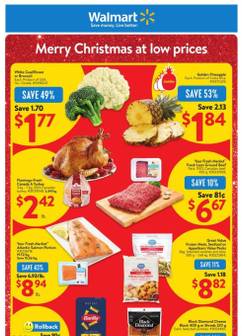 Walmart flyer from Thursday 12-19