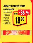 Albert Listové těsto rozválené