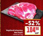 Vepřová krkovice bez kosti cena za 1 kg