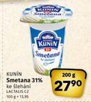 Kunín smetana 31% ke šlehání 200 g