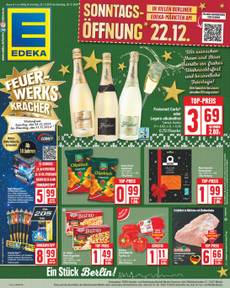 Edeka-Prospekt von Sonntag 22.12.