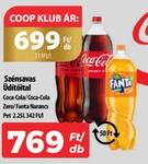 Coca-Cola/ Coca-Cola Zero/ Fanta Narancs