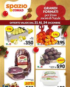 Volantini Spazio Conad da sabato 21/12