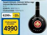 Zwack Unicum, Unicum Szilva vagy Unicum Barista keserűlikör