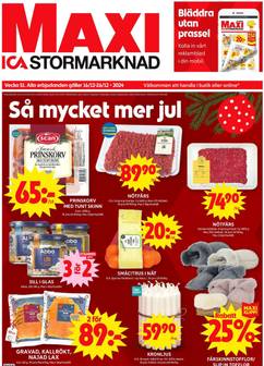 ICA Maxi-reklamblad från måndag 16/12