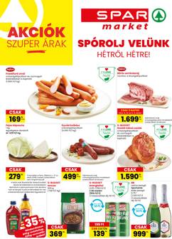 Spar Market akciós újság, érvényes hétfőtől 12.23.