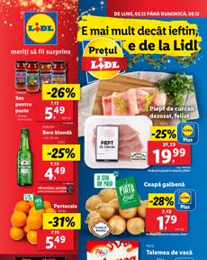 catalog Lidl de la luni 02.12.