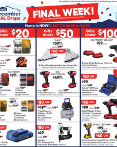 Lowe's flyer from Thursday 12-19