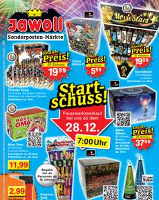 Jawoll-Prospekt von Montag 23.12.