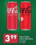 COCA-COLA lub COCA-COLA ZERO, 330 ml