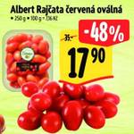 Albert Rajčata červená oválná 250g