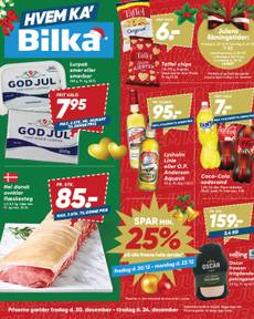 Bilka folder fra fredag 20.12.