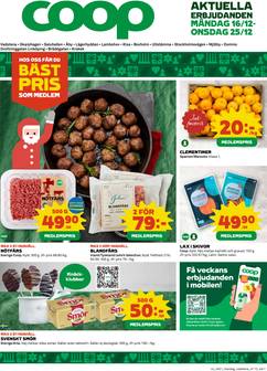 Coop-reklamblad från måndag 16/12