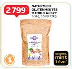 NATURMIND GLUTÉNMENTES MANDULALISZT