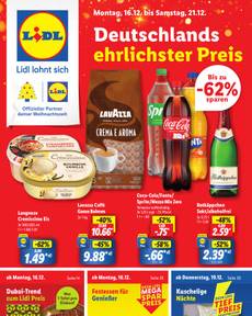 Lidl-Prospekt von Montag 16.12.