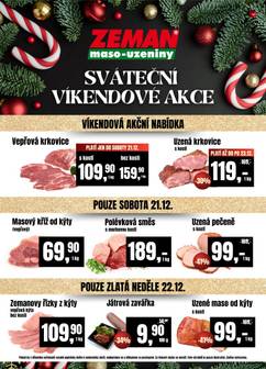 Prodejny Zeman leták od pondělí 16.12.