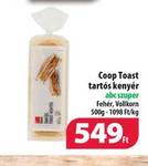 Coop Toast tartós kenyér