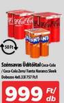 Coca-Cola / Coca-Cola Zero/ Fanta Narancs