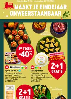 Delhaize folder van donderdag 19/12