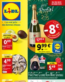 Catalogue Lidl de de jeudi 26/12